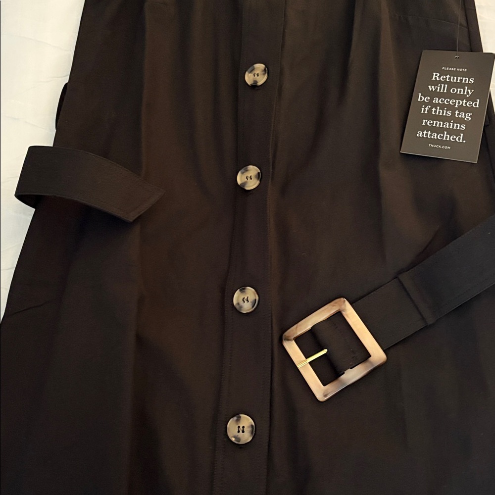 TUCKERNUCK Black Sleeveless Chamberlin Dress Size S NWT Retail $268 Tuckernuck - Picture 4 of 5